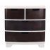 Commode Luxo - Wengé/Blanc